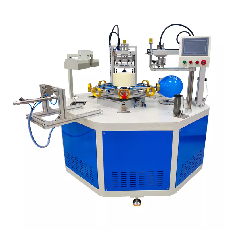 Macchina serigrafica automatica per palloncini a 2 colori