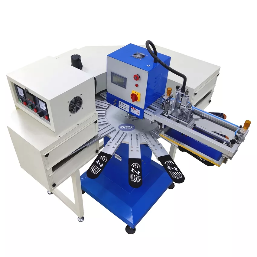 Macchina per serigrafia per calzini di grandi dimensioni